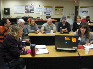 Breakout group at the October 2014 CFFDRS Summit in Fairbanks